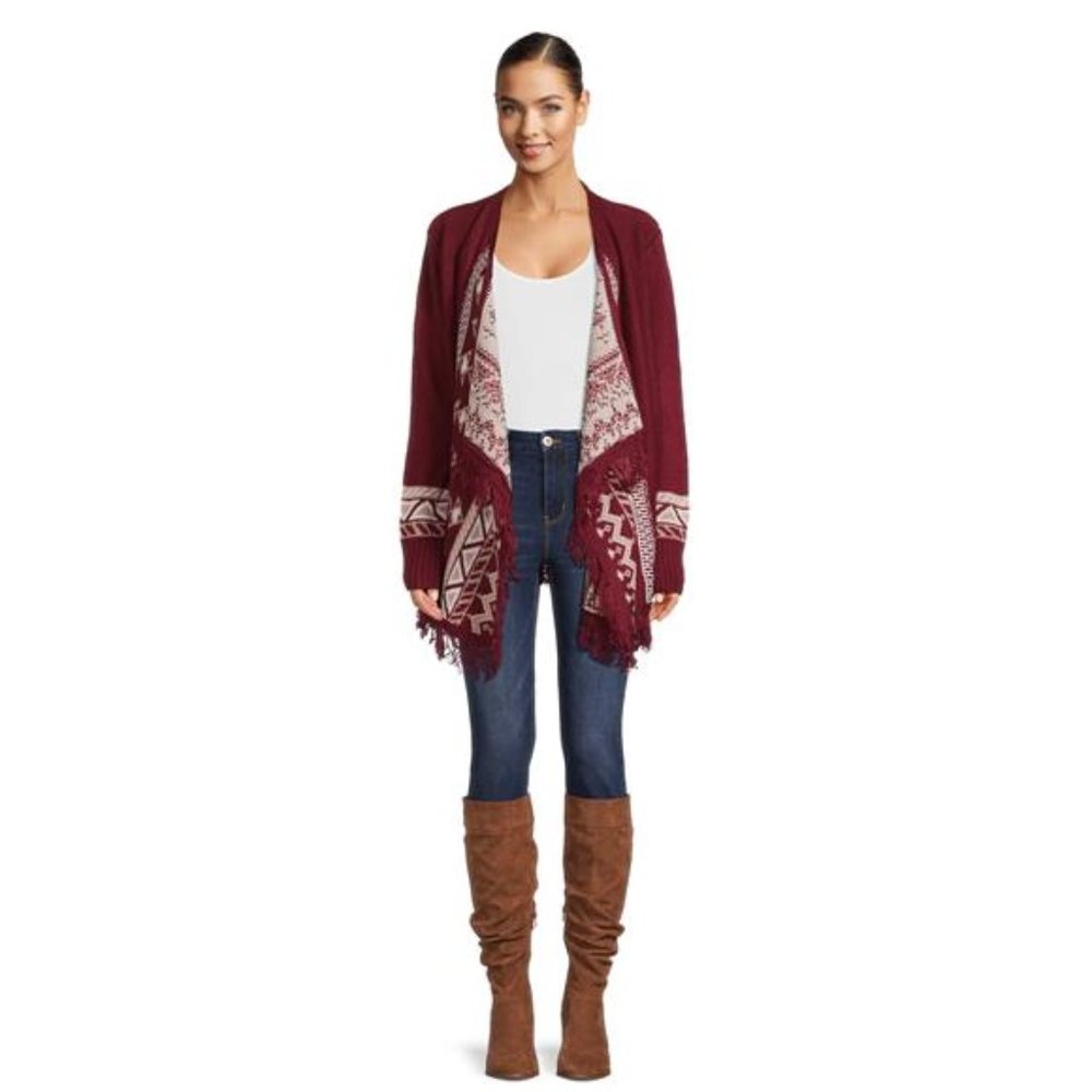 Cardigan with Southwest Pattern, Women Winter Wear Jackets , NWT